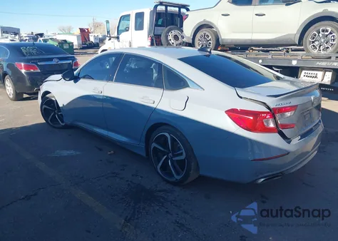 2021 Honda Accord Sport из США, поврежденный, VIN 1HGCV1F32MA083812